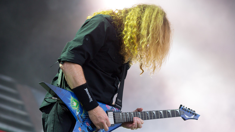 Dave Mustaine at a gig
