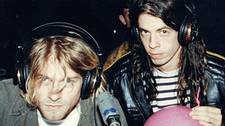 Kurt Cobain and Dave Grohl