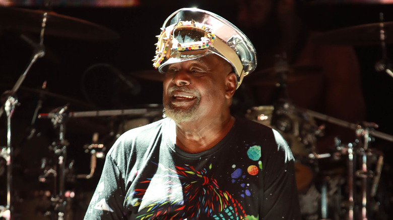 george clinton in a colorful outfit