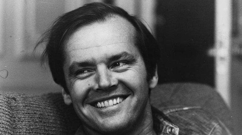 jack nicholson smiling at camera