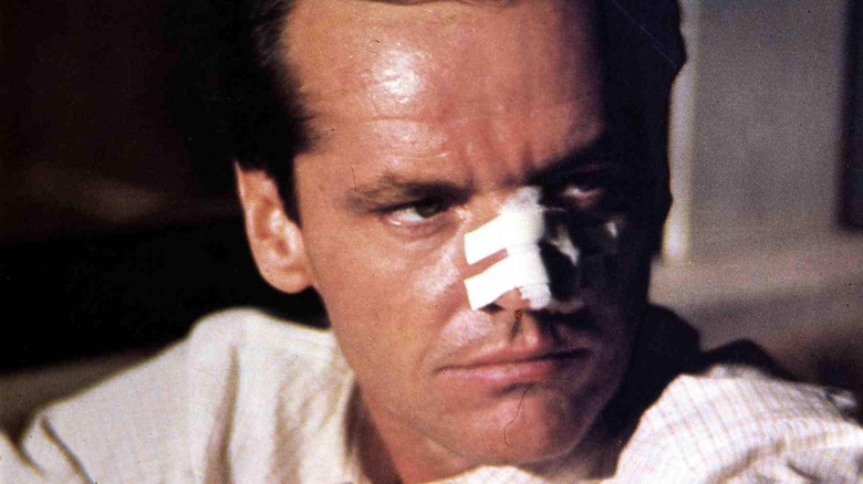 jack nicholson with bandages 