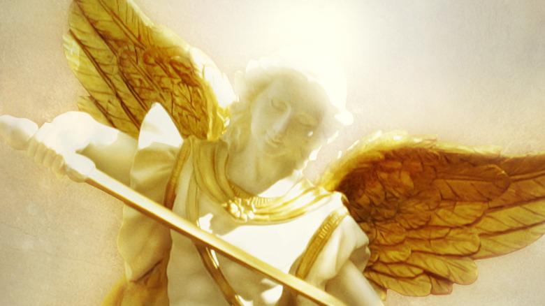 Sculpture of St. Michael the archangel