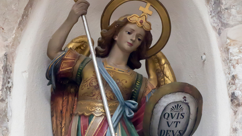 Statue of St. Michael in Bethlehem