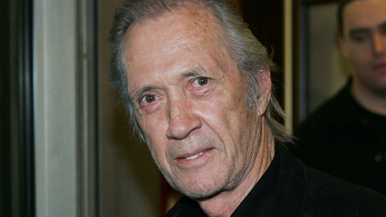 David Carradine staring