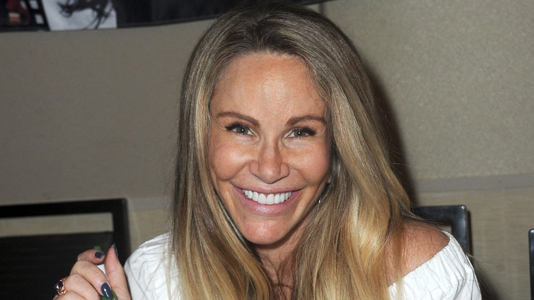 Tawny Kitaen smiling