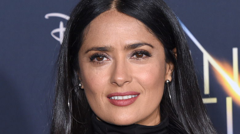 Salma Hayek smirk